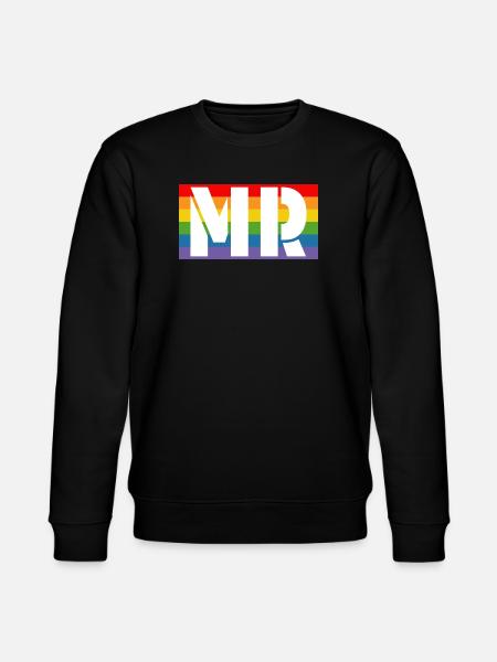 Chemise arc-en-ciel MR - Sweat bio CHANGER Stanley/Stella Unisexe - noir