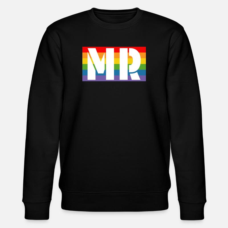 Rainbow shirt MR - Stanley/Stella Unisex Bio-Sweatshirt CHANGER  - Schwarz