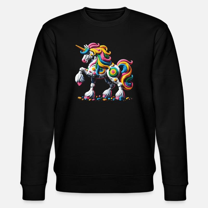 Expert Master Builder Bricks - Stanley/Stella CHANGER Unisex Organic Sweatshirt - black