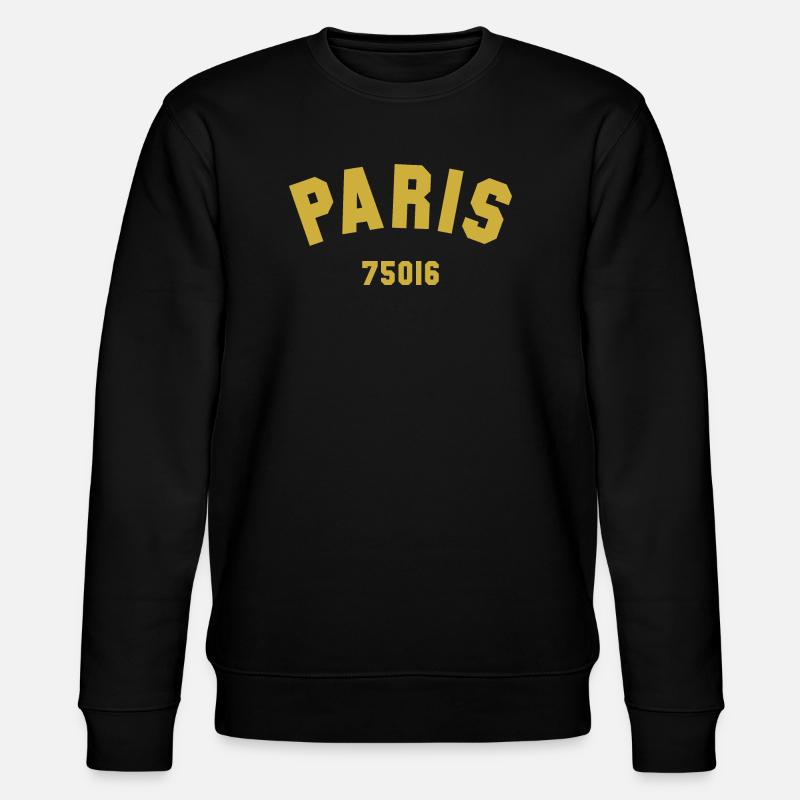 PARIS Arrondissement - Sweat bio CHANGER Stanley/Stella Unisexe - noir