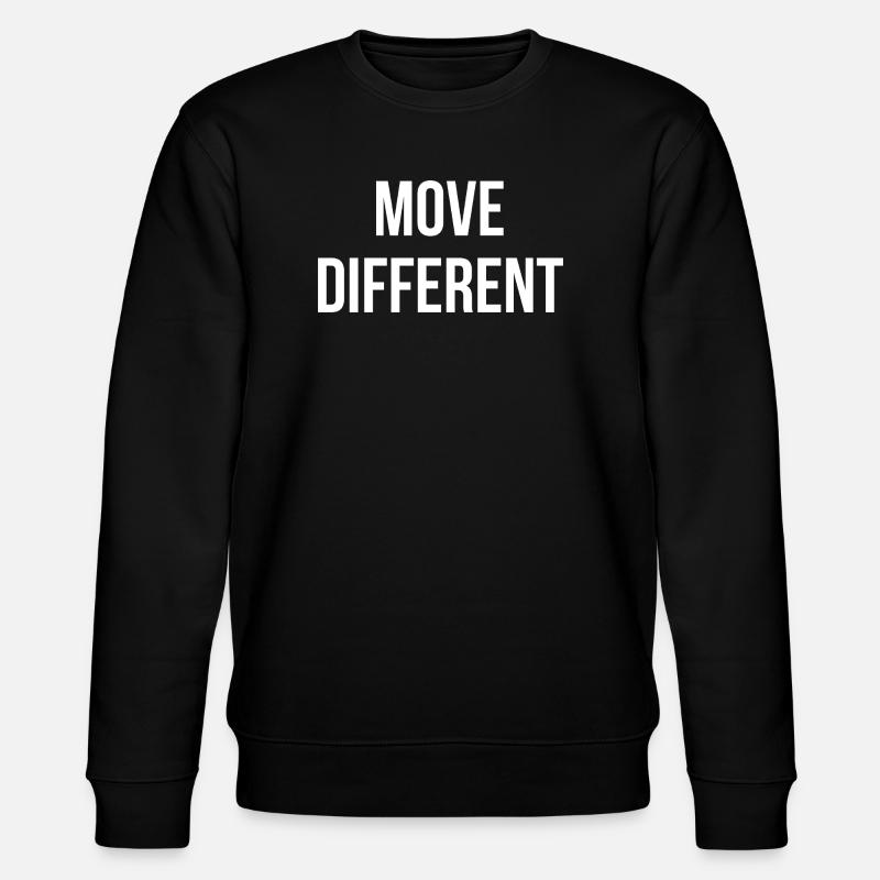 BOUGEZ DIFFÉREMMENT. | Greyline Officiel - Sweat bio CHANGER Stanley/Stella Unisexe - noir