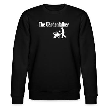 The Gardenfather – Der Pate des Gartens - Stanley/Stella Unisex Bio-Sweatshirt CHANGER  - Schwarz - Vorne - Nik (191cm) & Marisol (170cm)