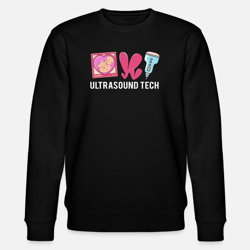 Ultraschall Techniker Ultraschalltechniker - Stanley/Stella Unisex Bio-Sweatshirt CHANGER - Schwarz
