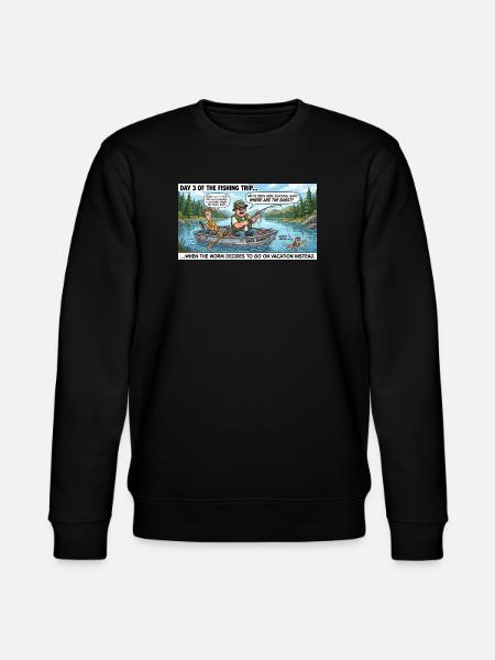 Bass Bandits Fishing Trip - Stanley/Stella CHANGER Unisex Organic Sweatshirt - black