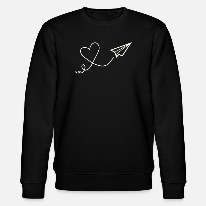 Dessin au trait Herzflug - Sweat bio CHANGER Stanley/Stella Unisexe - noir