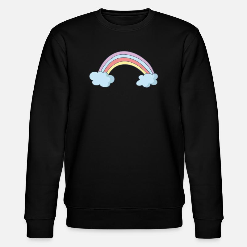 Regenbogen - Stanley/Stella Unisex Bio-Sweatshirt CHANGER  - Schwarz