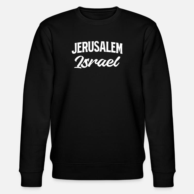 Style d’écriture Israël de Jérusalem - Sweat bio CHANGER Stanley/Stella Unisexe - noir