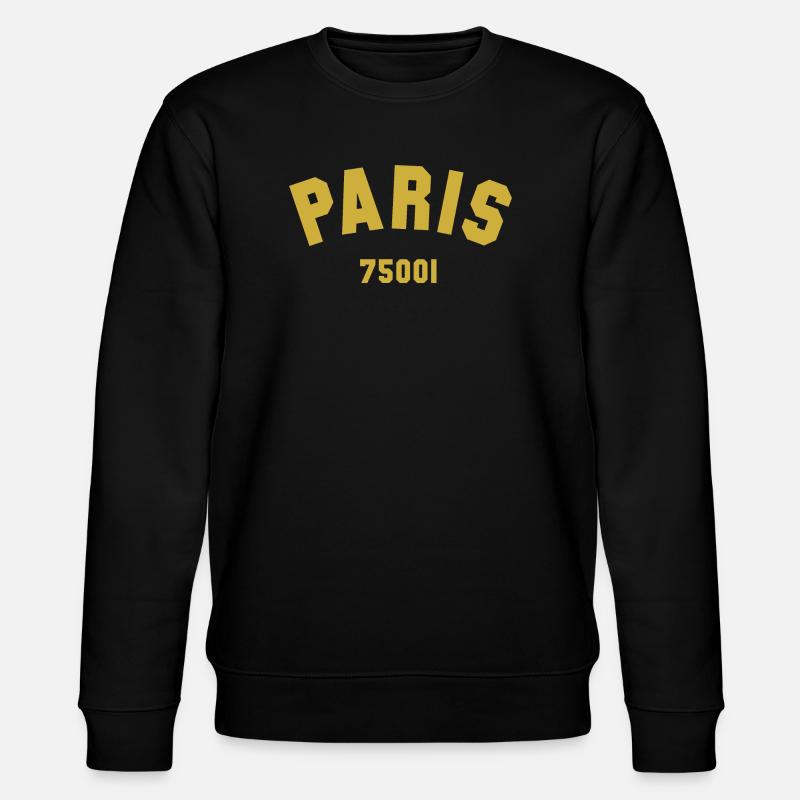 1er arrondissement de PARIS - Sweat bio CHANGER Stanley/Stella Unisexe - noir