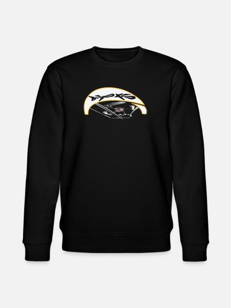 Active kiter with dynamic trajectory - Stanley/Stella CHANGER Unisex Organic Sweatshirt - black