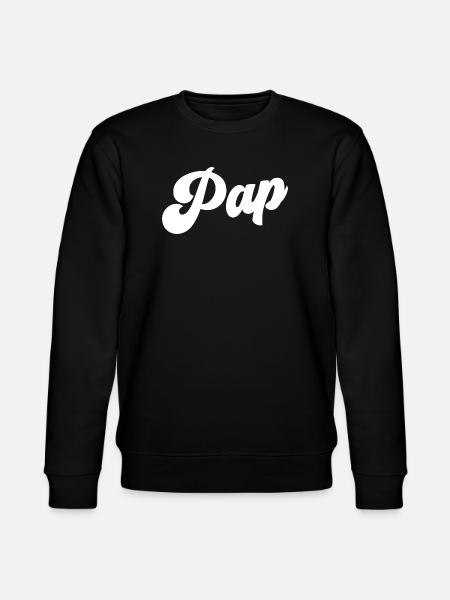 Pap Paras Pap Pap Isoisän isänpäivä Pap - Stanley/Stella CHANGER unisex luomu-collegepaita - musta