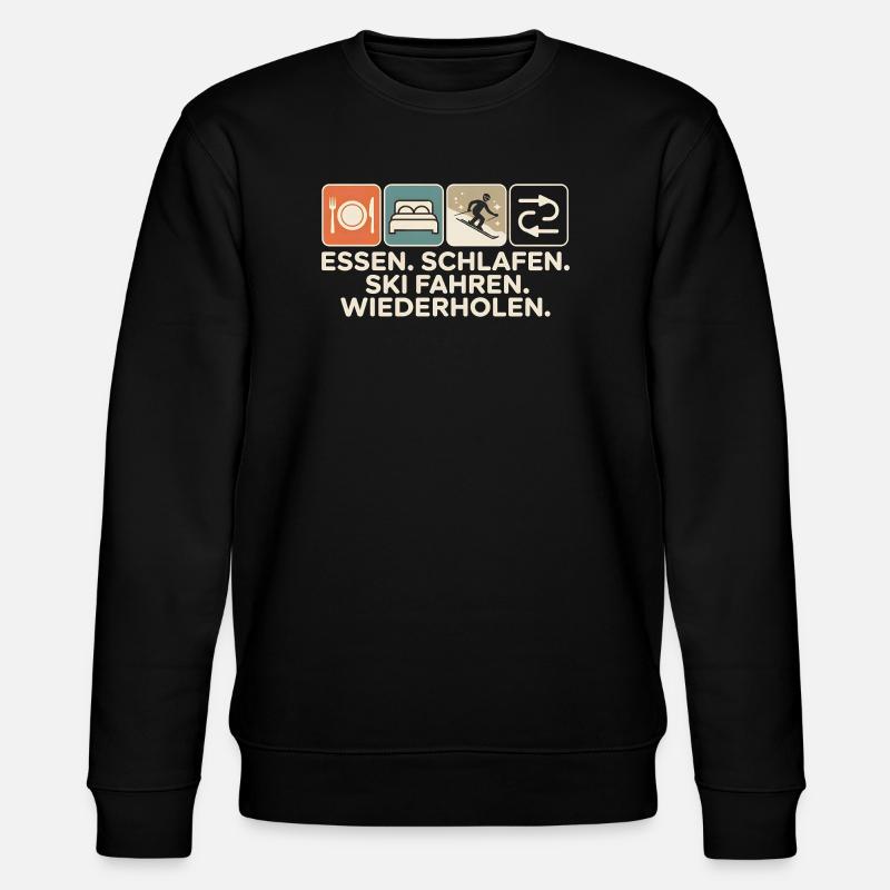 Après-ski Ski Skieurs Ski - Sweat bio CHANGER Stanley/Stella Unisexe - noir