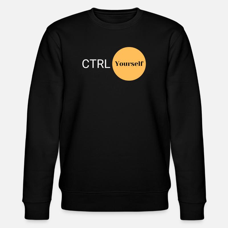 CTRL Yourself - Stanley/Stella CHANGER Unisex Organic Sweatshirt - black