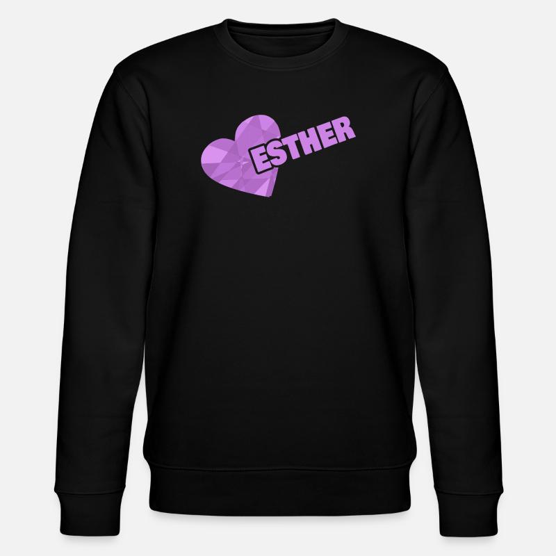 Esther as Kroenchen - Stanley/Stella CHANGER Unisex Organic Sweatshirt - black