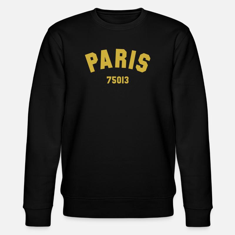 PARIS 13. Arrondissement - Stanley/Stella Unisex Bio-Sweatshirt CHANGER  - Schwarz