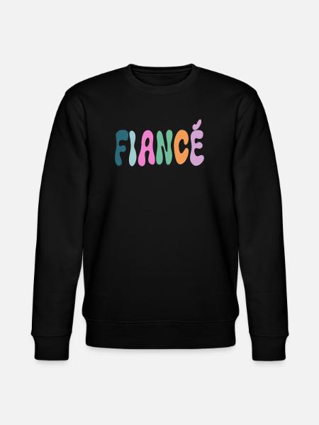 Fiance Pastel Lettering - Stanley/Stella CHANGER Unisex Organic Sweatshirt - black