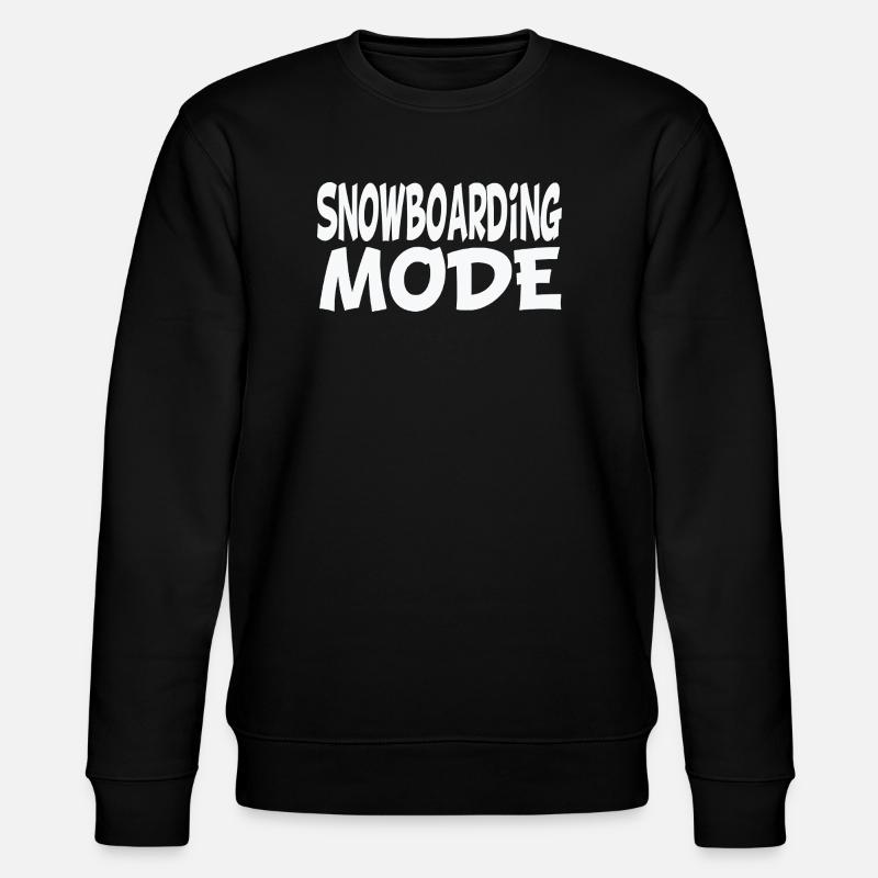 Mode snowboard - Sweat bio CHANGER Stanley/Stella Unisexe - noir