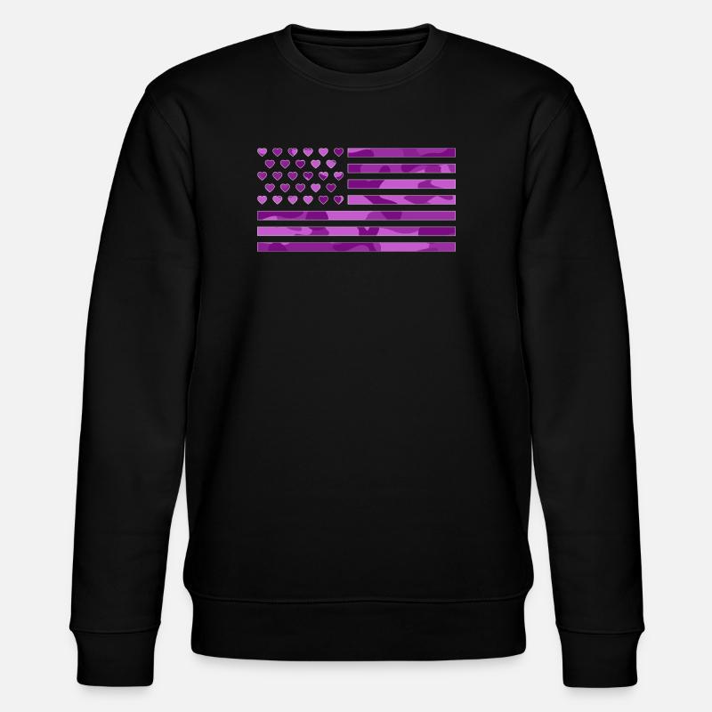 Lovearmy - Stanley/Stella Unisex Bio-Sweatshirt CHANGER  - Schwarz