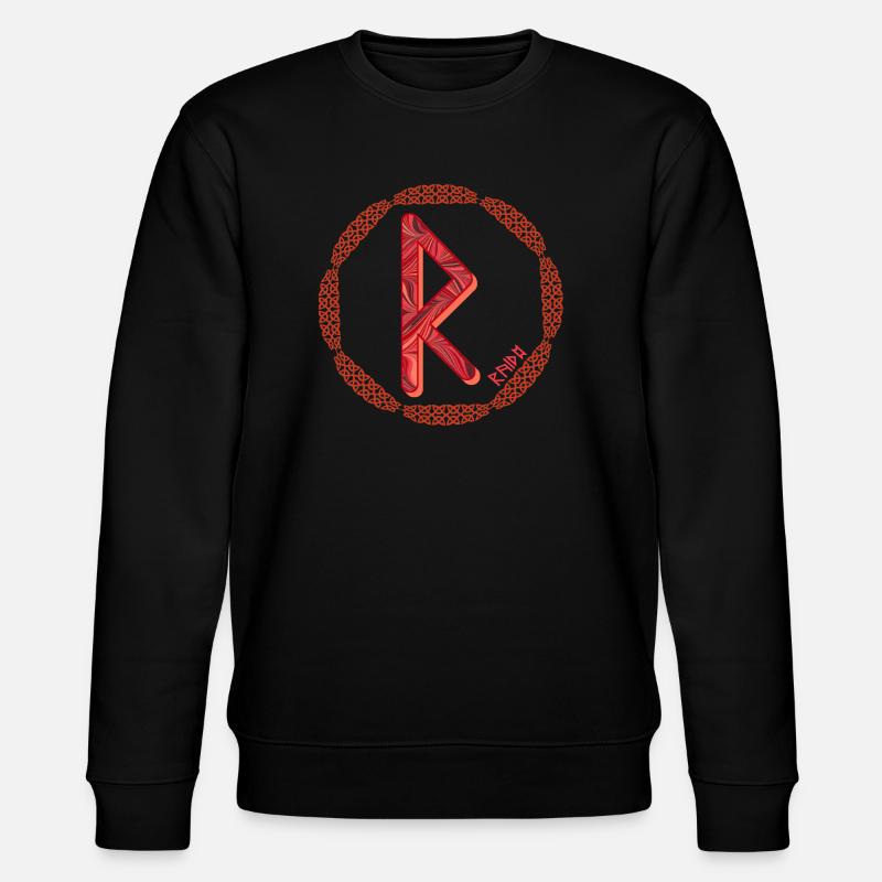 rune raido e 18 - Stanley/Stella CHANGER Unisex Organic Sweatshirt - black