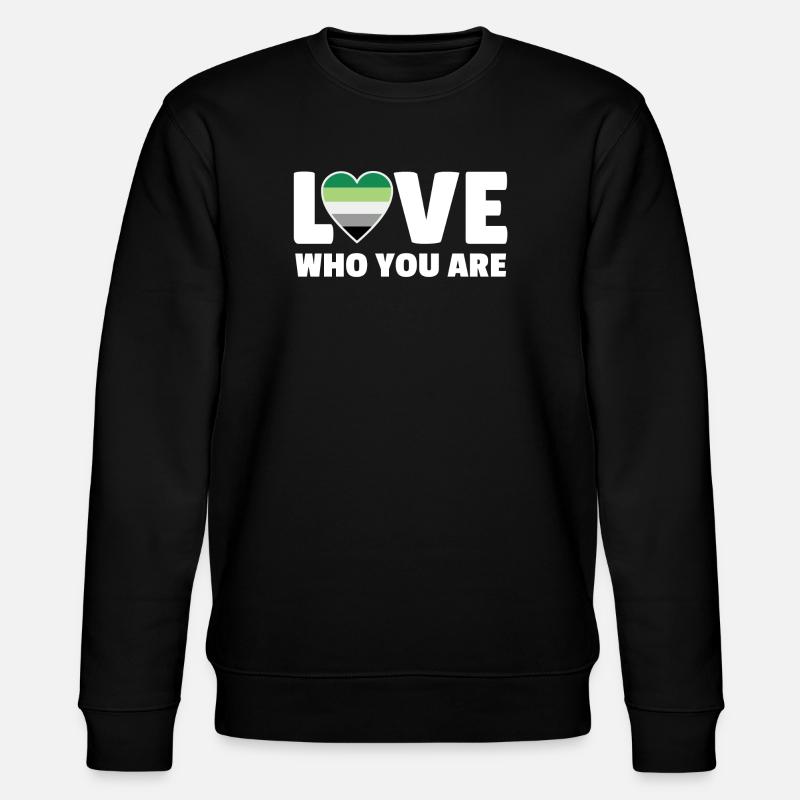 Liebe, wer du bist - Stanley/Stella Unisex Bio-Sweatshirt CHANGER - Schwarz