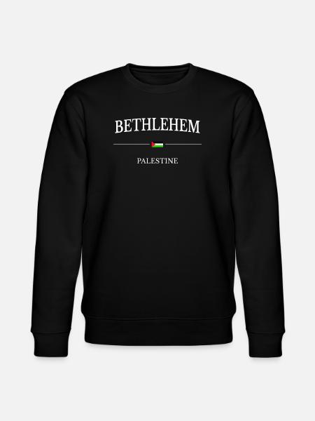 Bethlehem Palästina Flagge - Stanley/Stella Unisex Bio-Sweatshirt CHANGER  - Schwarz