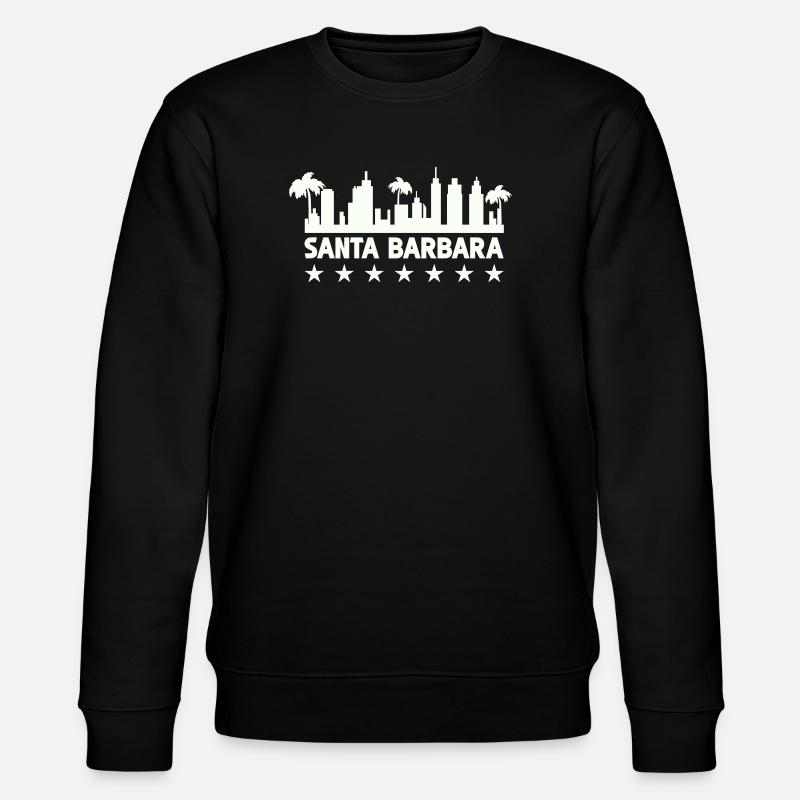 Silhouette côtière de Santa Barbara - Sweat bio CHANGER Stanley/Stella Unisexe - noir