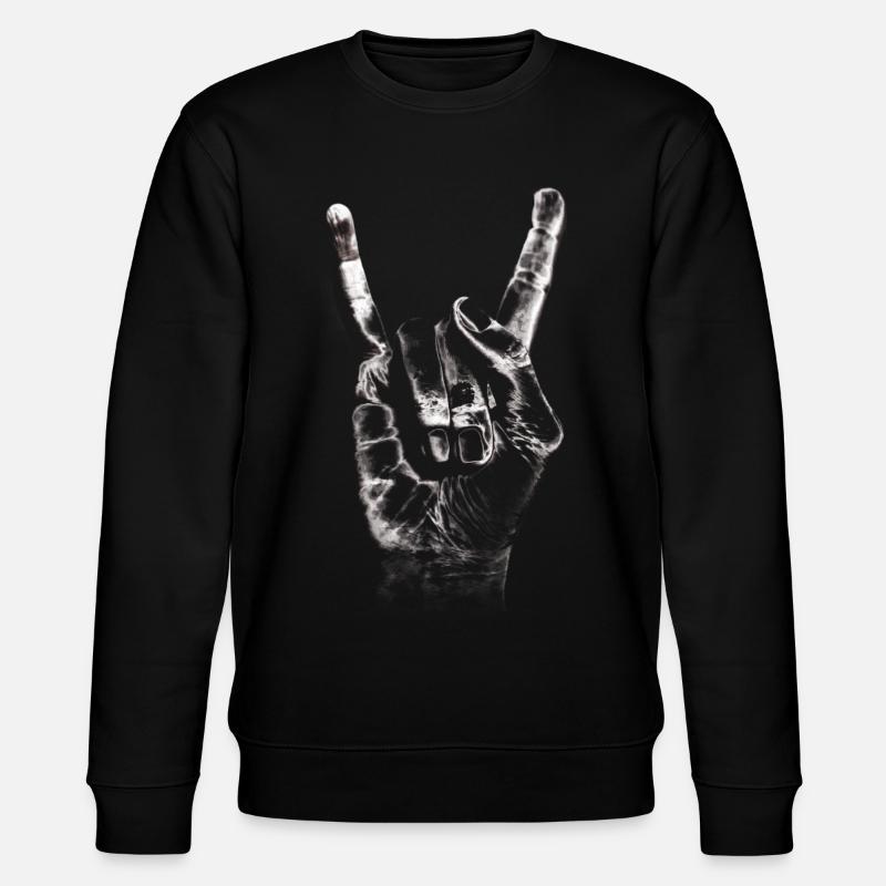 Rock and Roll - Stanley/Stella Unisex Bio-Sweatshirt CHANGER  - Schwarz