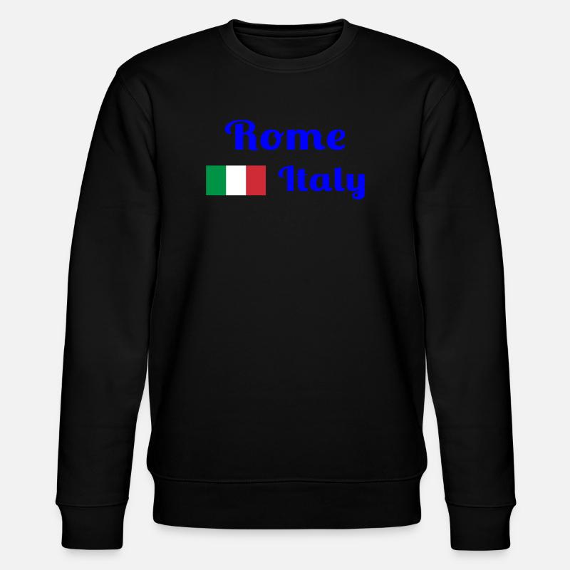Rome, Italie - Imprimés élégants - Sweat bio CHANGER Stanley/Stella Unisexe - noir