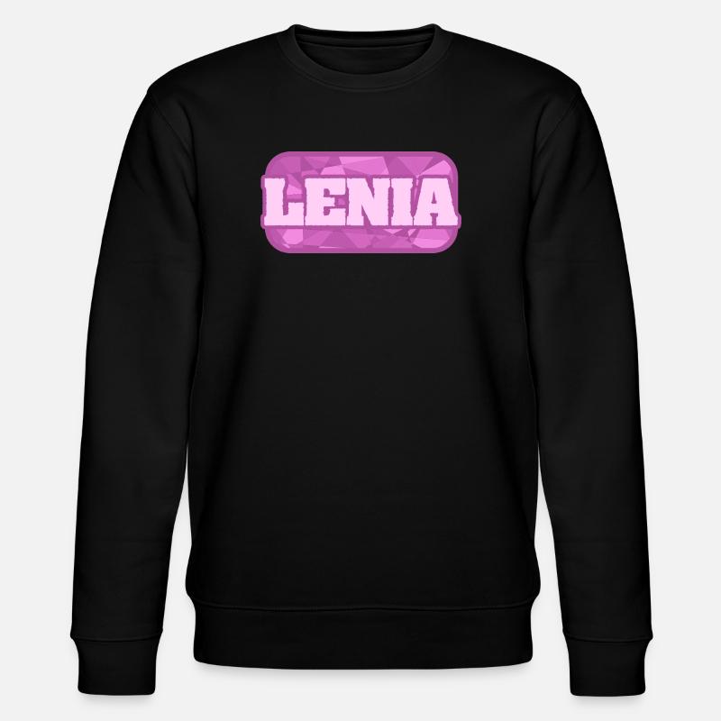 Geschenk für Lenia - Stanley/Stella Unisex Bio-Sweatshirt CHANGER  - Schwarz