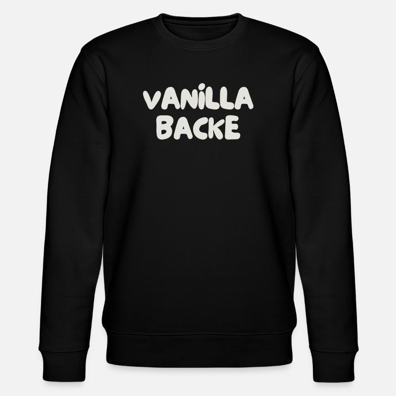 Vanilla cheek - Stanley/Stella CHANGER Unisex Organic Sweatshirt - black