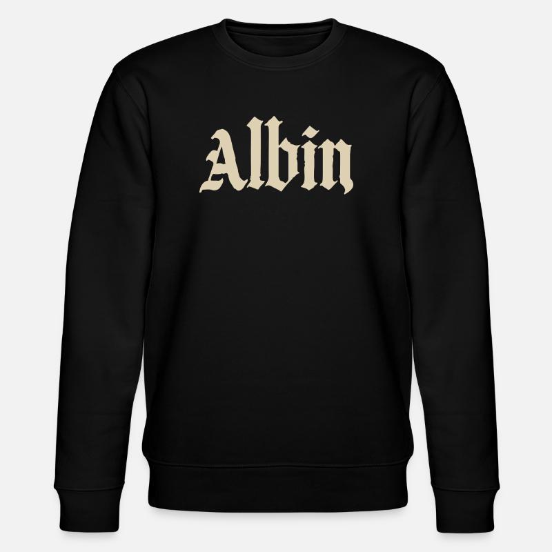 Abhin in Gothic Script - Stanley/Stella Unisex Bio-Sweatshirt CHANGER - Schwarz