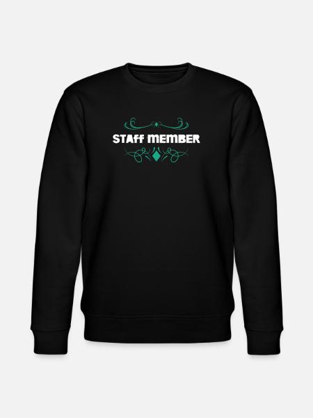 Staff Member Ornament Badge - Stanley/Stella CHANGER Unisex Organic Sweatshirt - black