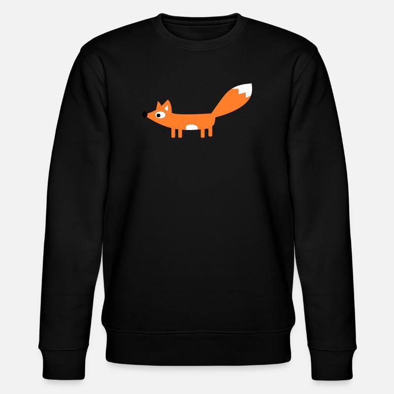 fox - Stanley/Stella CHANGER Unisex Organic Sweatshirt - black