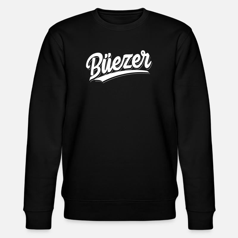 Büezer - Schweizerdeutsch - Mundart - Stanley/Stella Unisex Bio-Sweatshirt CHANGER - Schwarz