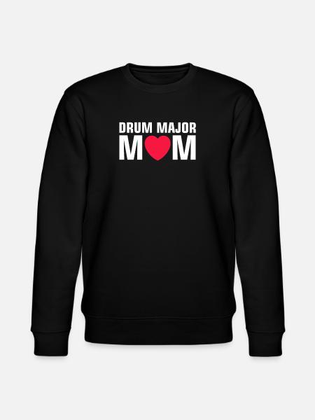 Drum Major Mom - Marching Band - Stanley/Stella CHANGER Unisex Organic Sweatshirt - black