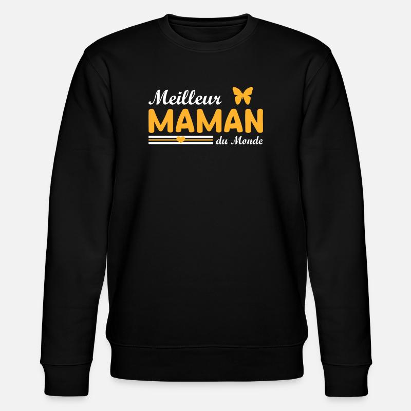 Beste Mutter der Welt - Stanley/Stella Unisex Bio-Sweatshirt CHANGER  - Schwarz