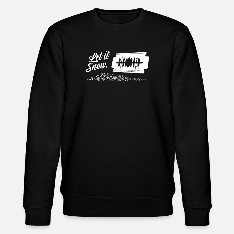 Let it snow! FFM - Stanley/Stella Unisex Bio-Sweatshirt CHANGER  - Schwarz