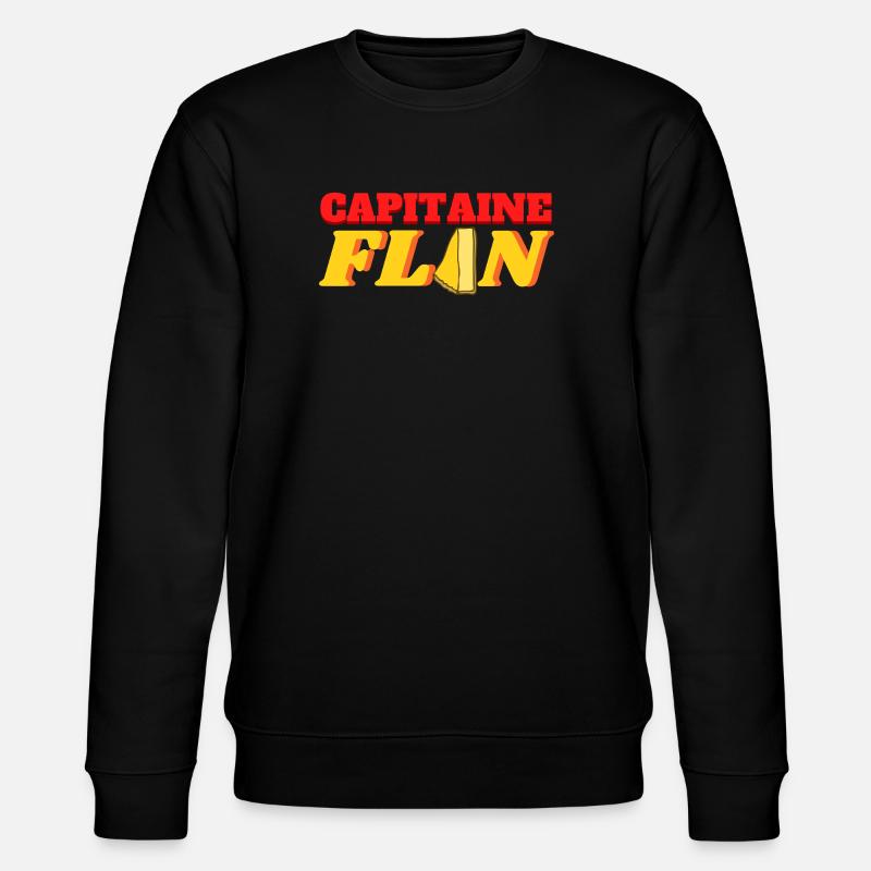 Capitaine Flan - Sweat bio CHANGER Stanley/Stella Unisexe - noir