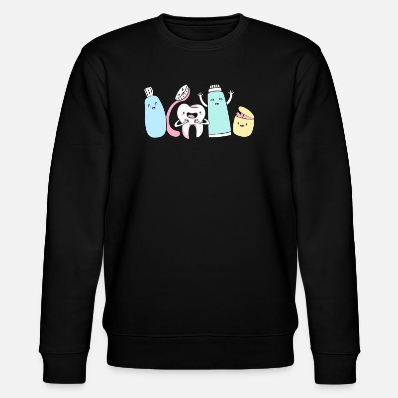 Rezeptionist Zahnarzt - Stanley/Stella Unisex Bio-Sweatshirt CHANGER  - Schwarz