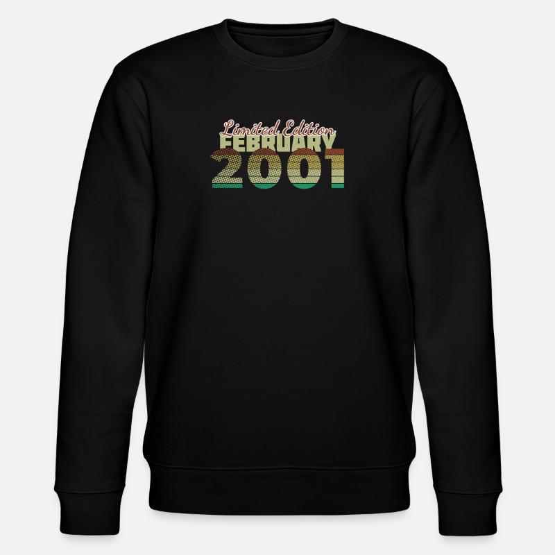 25e anniversaire Édition Limitée (SCR) 02/2001 - Sweat bio CHANGER Stanley/Stella Unisexe - noir