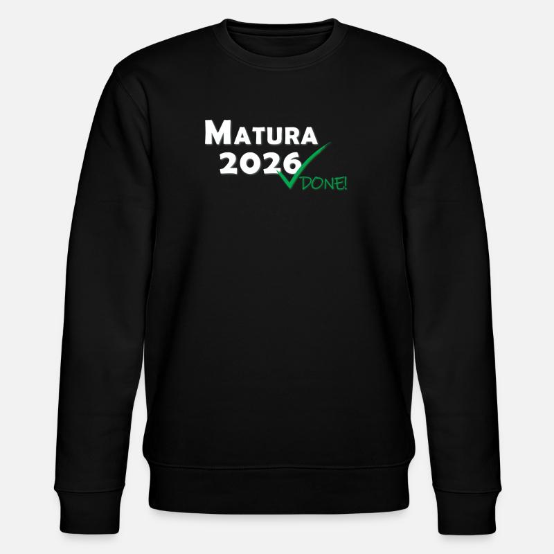 Matura 2026 Done - Stanley/Stella CHANGER Unisex Organic Sweatshirt - black
