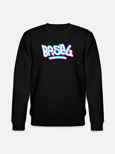 Basel Day Graffiti - Stanley/Stella CHANGER Unisex Organic Sweatshirt - black