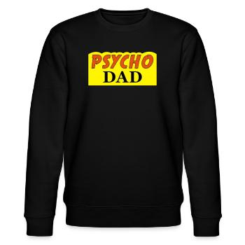 Psycho Dad - Stanley/Stella Unisex Bio-Sweatshirt CHANGER  - Schwarz - Vorne - Nik (191cm) & Marisol (170cm)