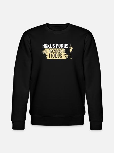 Hokus Pokus Prosecco Modus - Stanley/Stella Unisex Bio-Sweatshirt CHANGER  - Schwarz