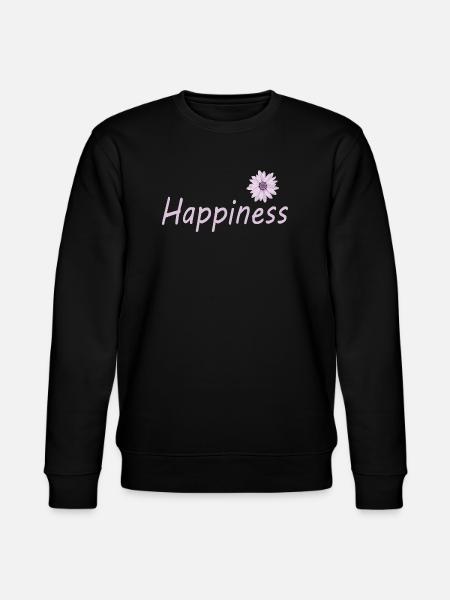 Happiness - Stanley/Stella CHANGER Unisex Organic Sweatshirt - black