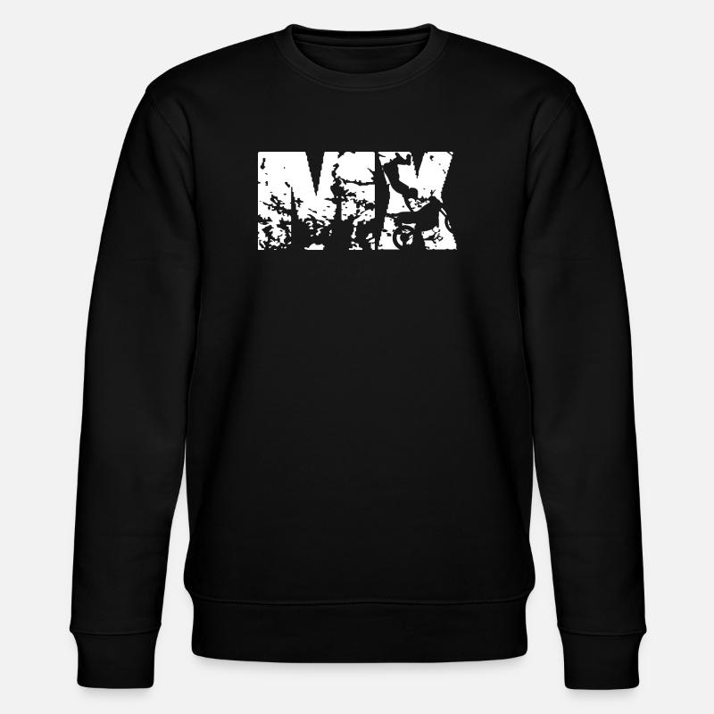 Design classique du motocross MX - Sweat bio CHANGER Stanley/Stella Unisexe - noir