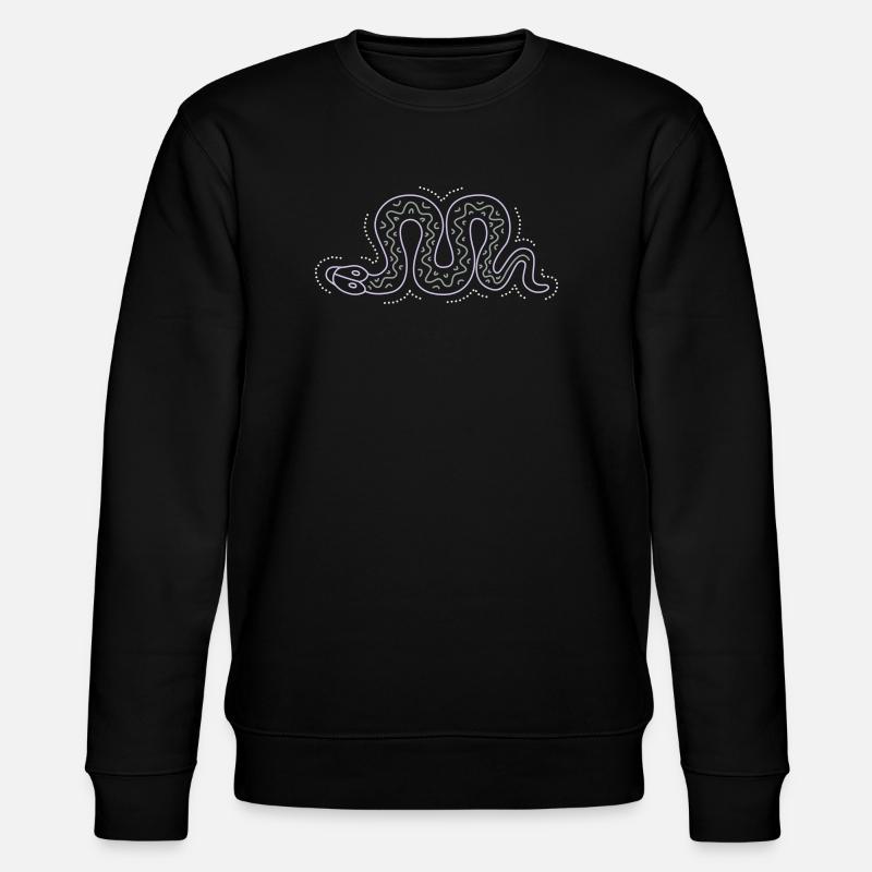 snake - Stanley/Stella Unisex Bio-Sweatshirt CHANGER  - Schwarz