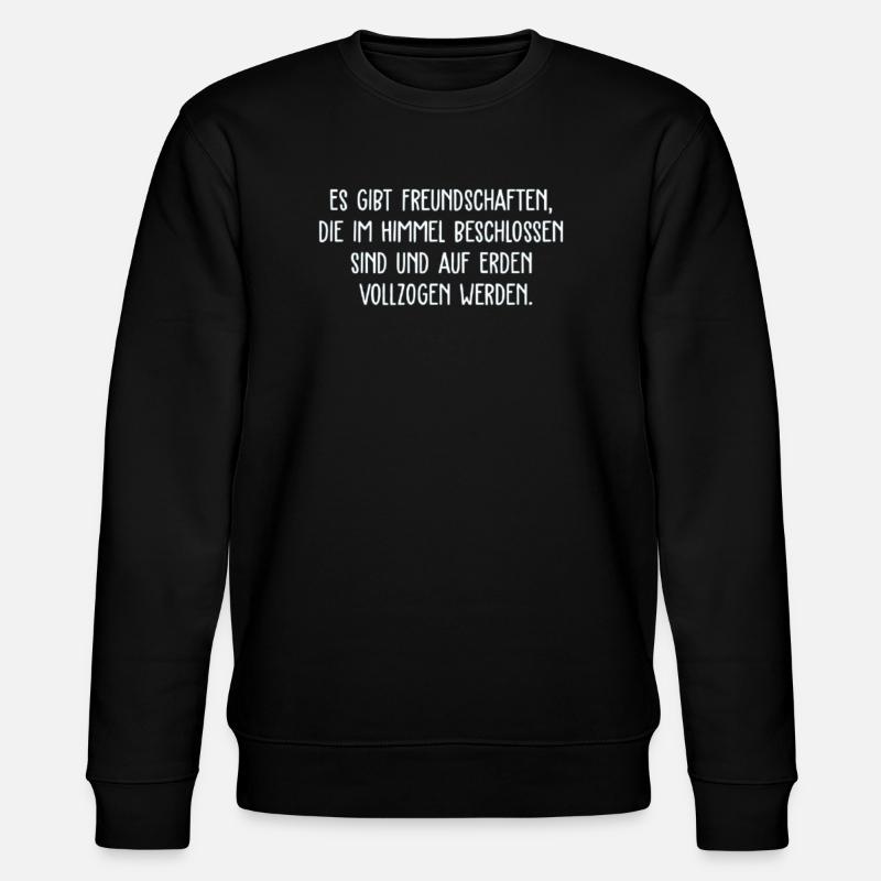 Schicksalsfreundschaften  - Stanley/Stella Unisex Bio-Sweatshirt CHANGER  - Schwarz