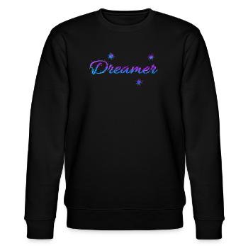 Dreamer - Stanley/Stella Unisex Bio-Sweatshirt CHANGER  - Schwarz - Vorne - Nik (191cm) & Marisol (170cm)