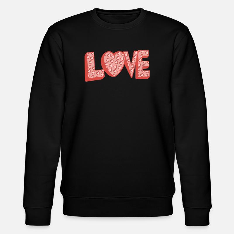 Amour de style rétro - Sweat bio CHANGER Stanley/Stella Unisexe - noir