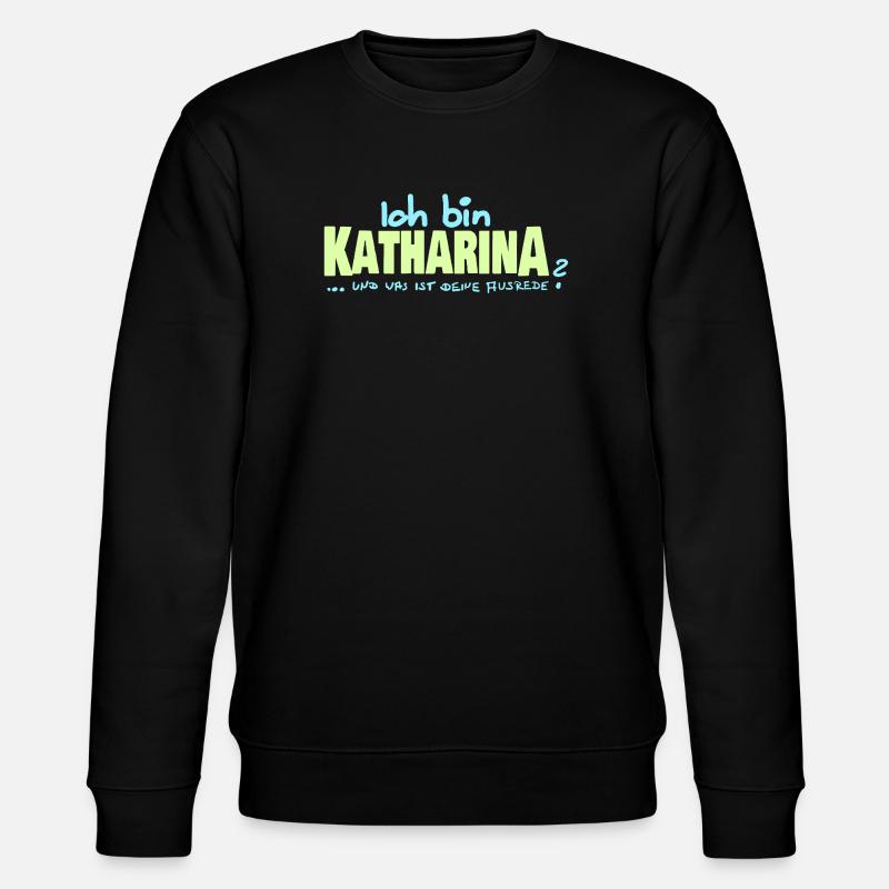 Katharina Katharina - Stanley/Stella Unisex Bio-Sweatshirt CHANGER  - Schwarz